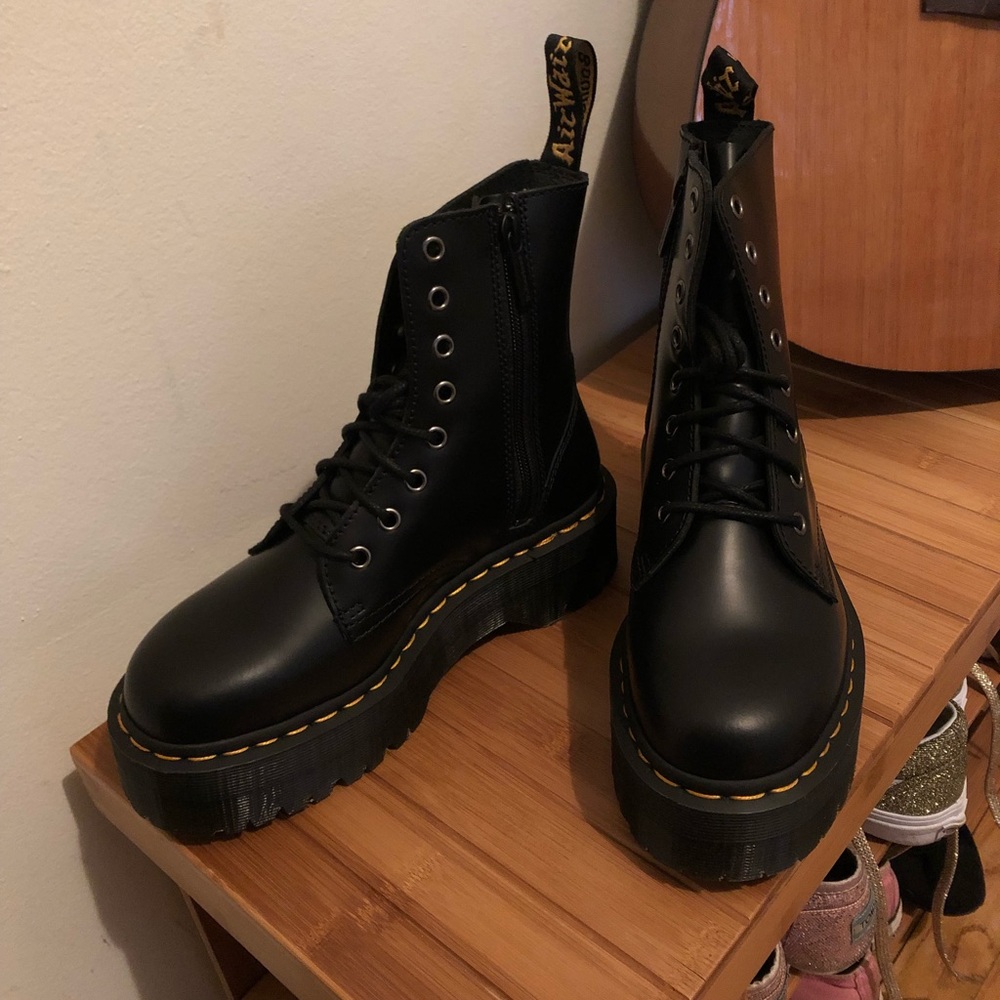 Dr. Martens Black Jadon boots, US 6 - EU 37 - UK4